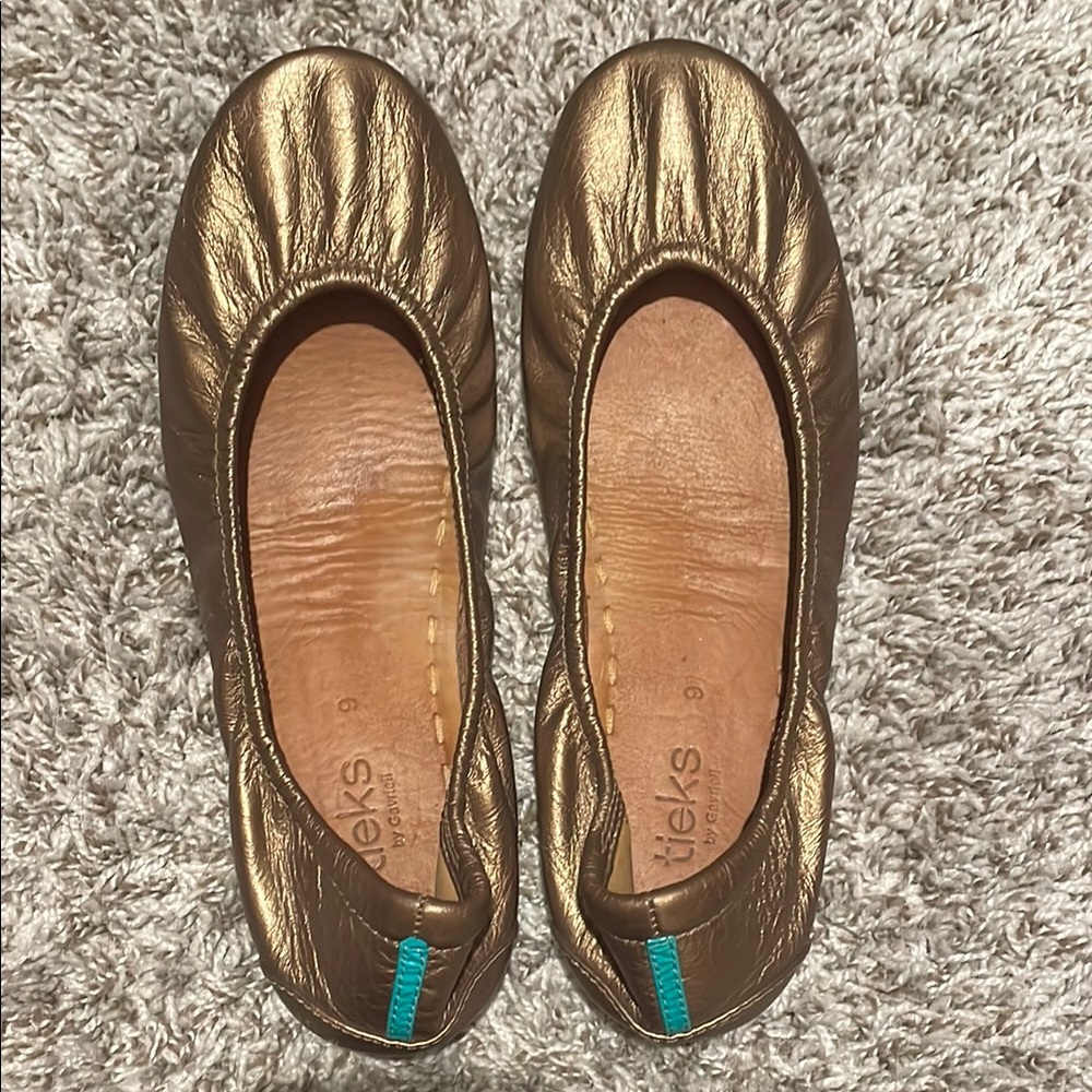 Tieks Metallic Bronze Ballet Flats
